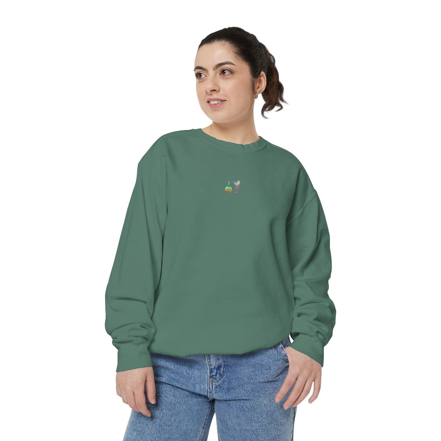 Halloween Crewneck Sweatshirt - Poison Caramel Appletini - Fairly Flora