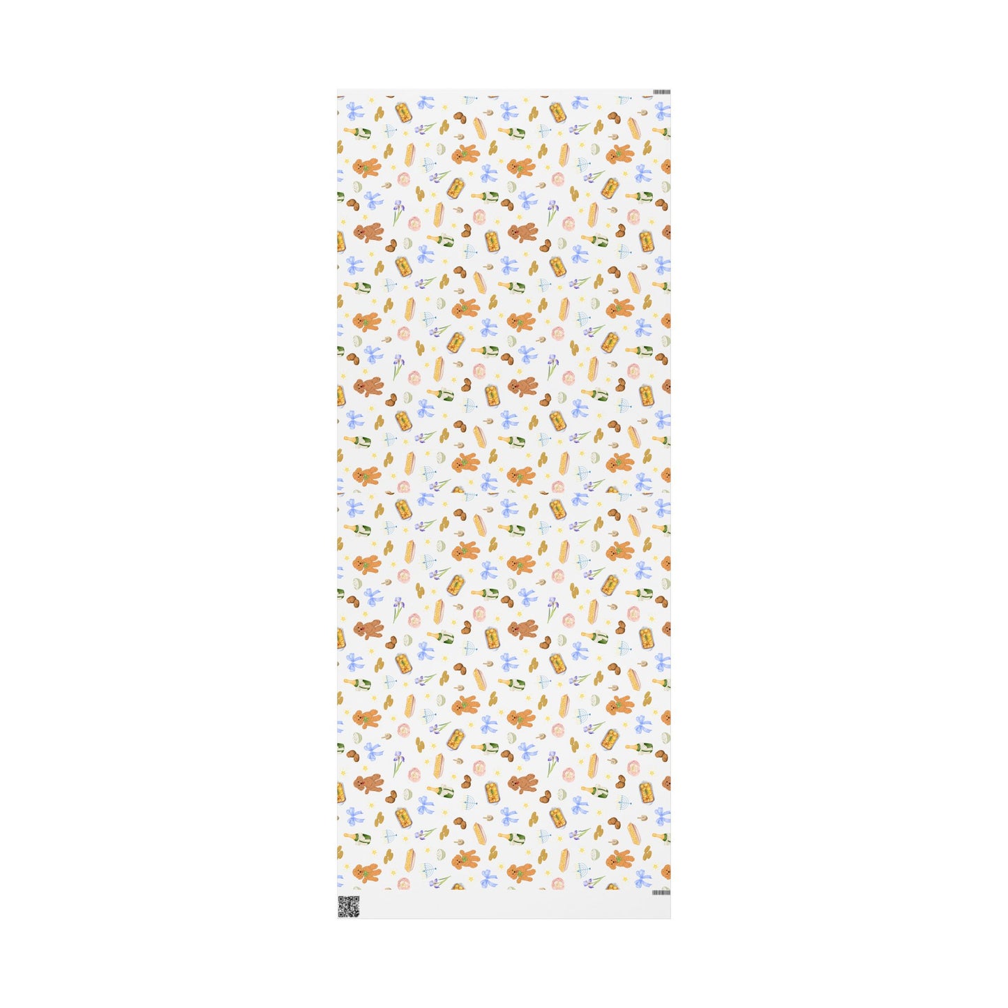 Hanukkah Gift Wrapping Paper - Doodles & Kugels