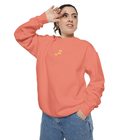 Autumn Crewneck Sweatshirt - Sugar Cookie & Coffee